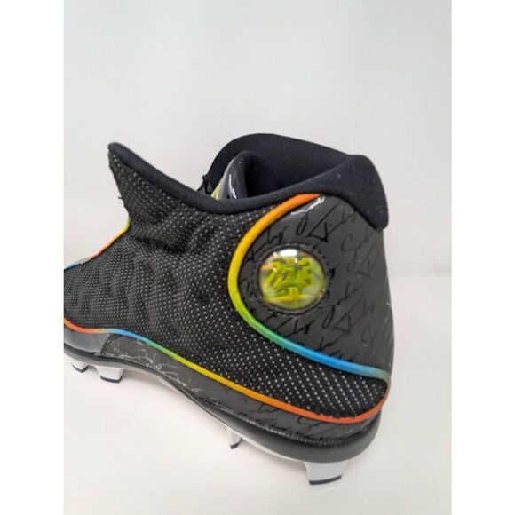 NEW RARE Jordan 13 X SoleFly MLB Miami Marlins Cleats Men’s Size 15 BQ3193-001 main image 6